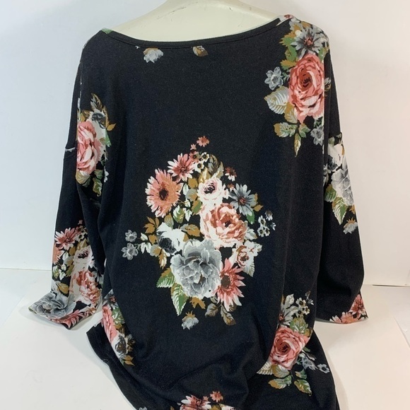 ONLY Black Floral Blouse - Picture 2 of 4